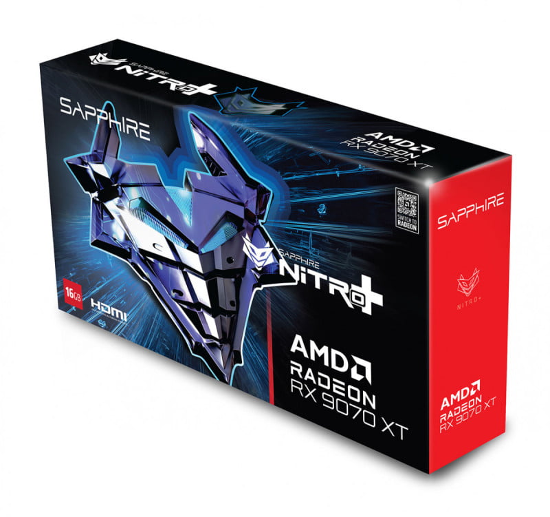 SAPPHIRE NITRO+ Radeon RX 9070 XT GAMING OC 16GB