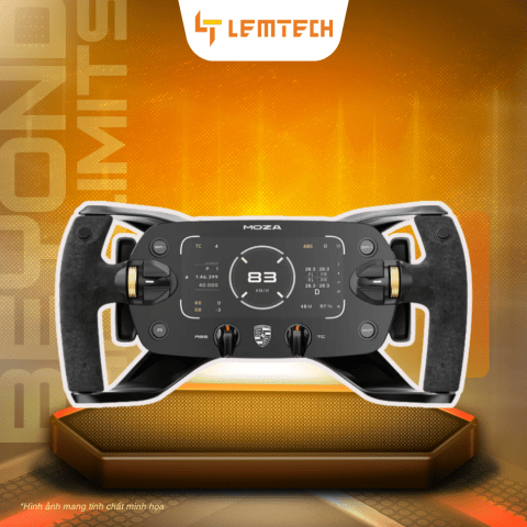Vô lăng đua xe Moza Porsche - MOZA Porsche Mission R Steering Wheel