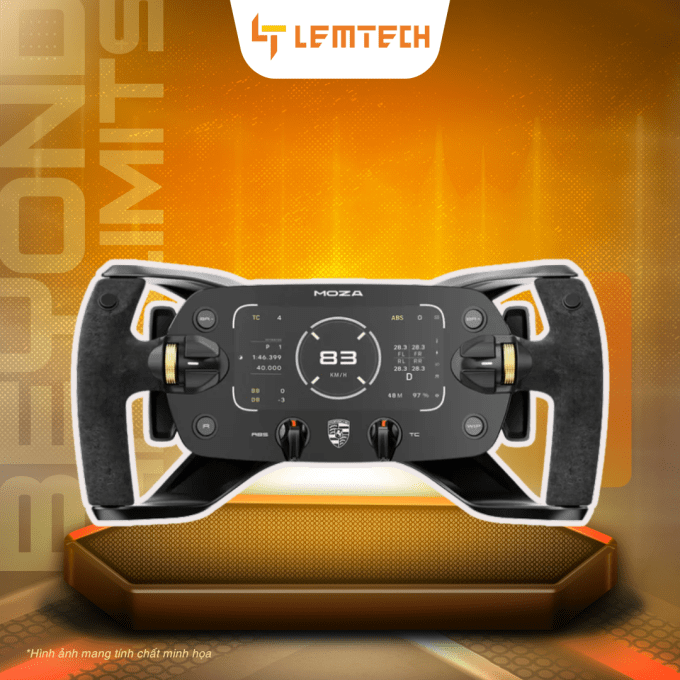 Vô lăng đua xe Moza Porsche - MOZA Porsche Mission R Steering Wheel