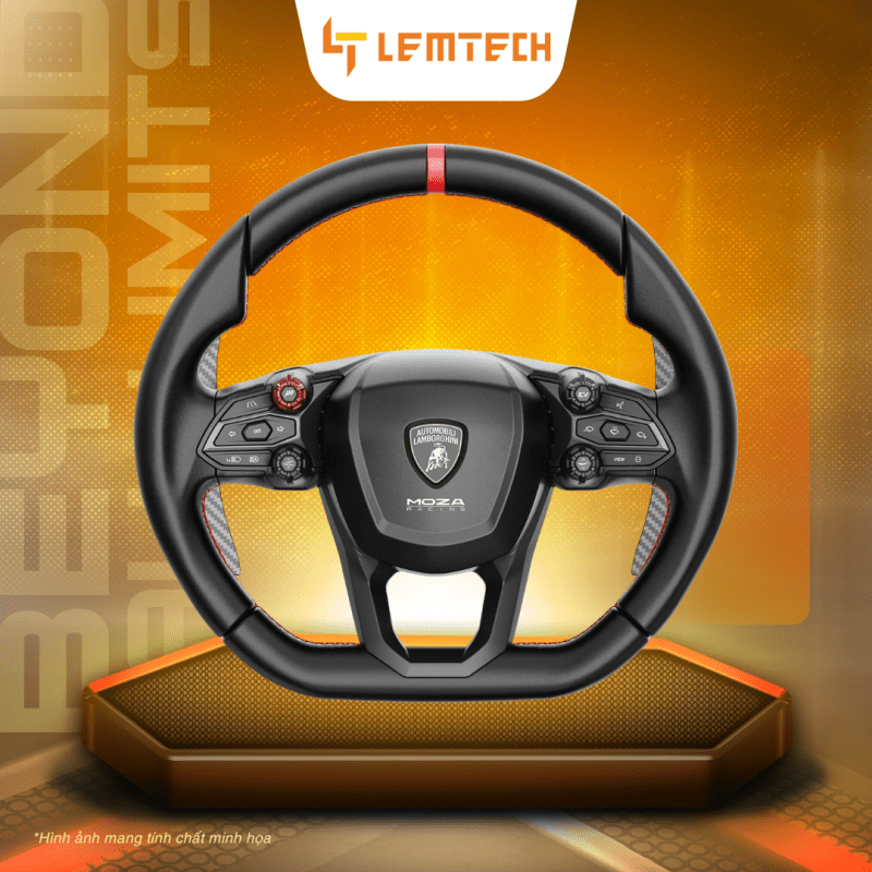Lamborghini REVUELTO Simracing Steering Wheel - Vô lăng Lamboghini chính hãng