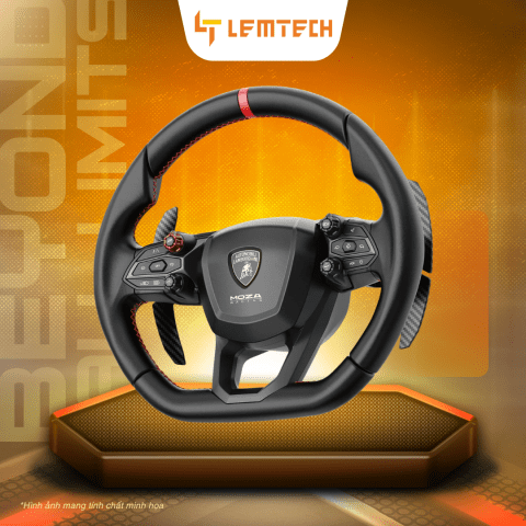 Lamborghini REVUELTO Simracing Steering Wheel - Vô lăng Lamboghini chính hãng