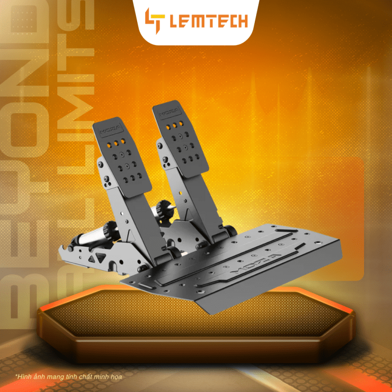 Bộ bàn đạp ga và phanh Moza SR-P 2 Pedal (Throttle+Braker) - Lemtech