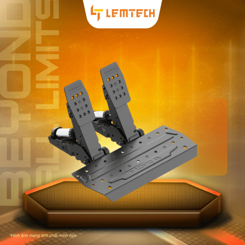 Bộ bàn đạp ga và phanh Moza SR-P 2 Pedal (Throttle+Braker) - Lemtech