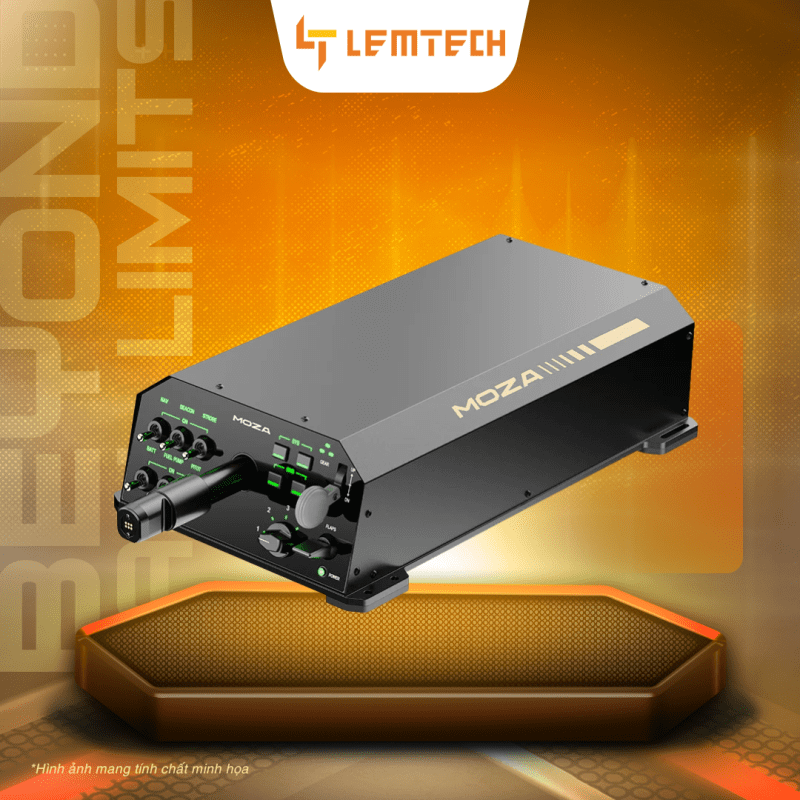 Bộ hộp số và tay lái Moza AY210 FFB YOKE Bundle | Lemtech