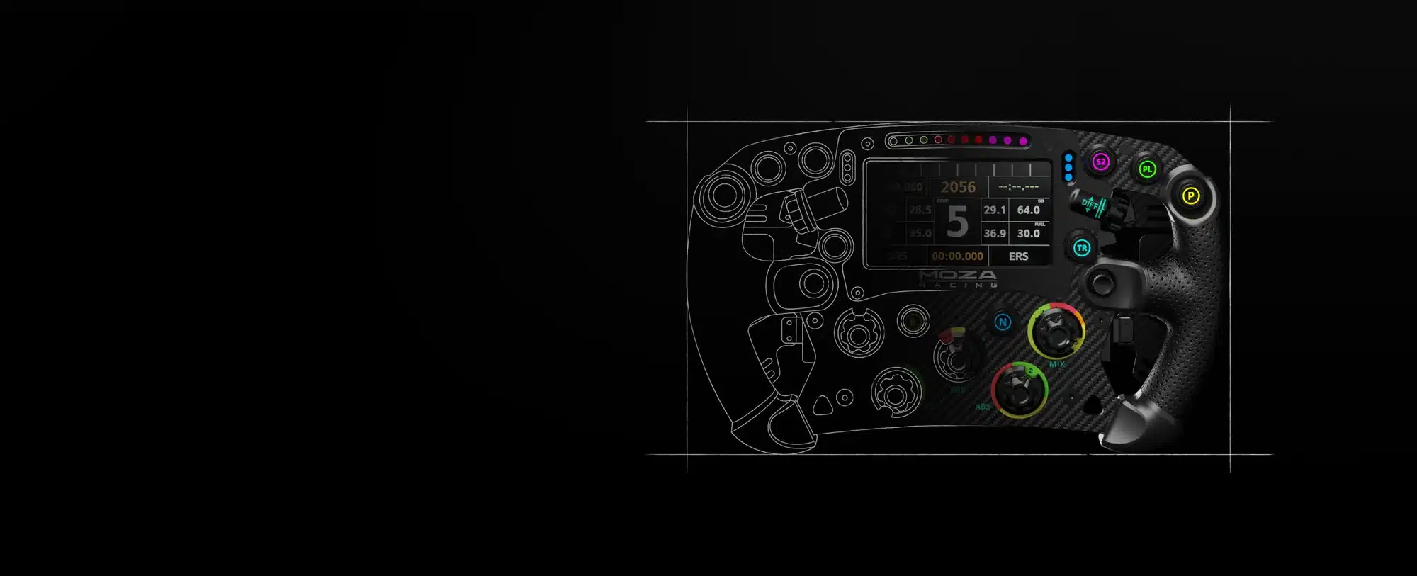 Moza FSR V2 Steering Wheel